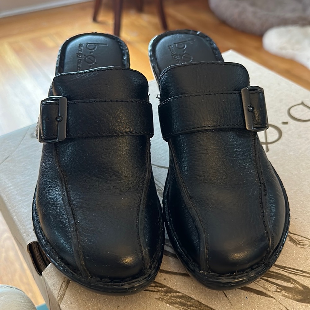 SOLD-Brand new Black B.O.C (Born Concept) Mules Size 6 or 36.5M